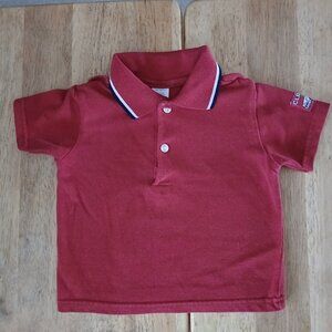 Cute red polo shirt sz 2T boys